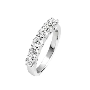 18K White Gold Tdw. 1.27ct Diamond Ring - 20686420