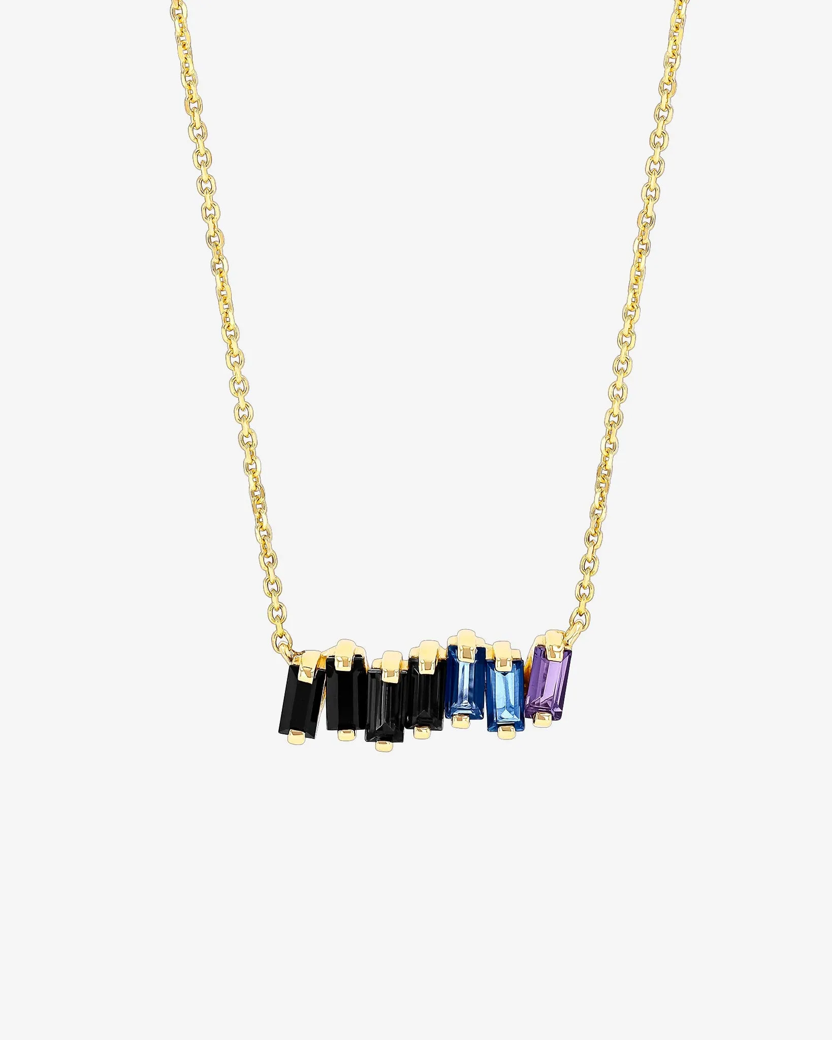 Amalfi Dark Blue Ombre Bar Pendant