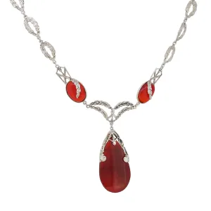 Brown Carnelian Set Necklet