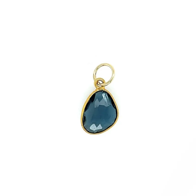 Channel Set London Blue Topaz Pendant