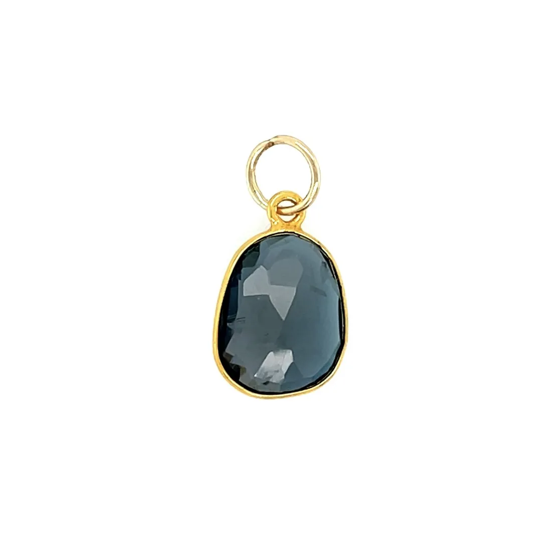 Channel Set London Blue Topaz Pendant