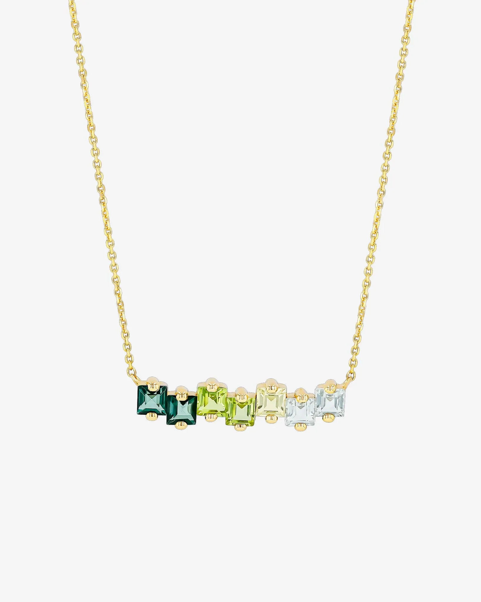 Cierra Green Ombre Bar Pendant