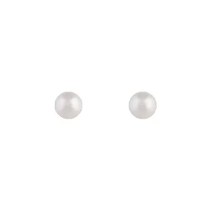 Classic Faux Pearl Stud Earrings