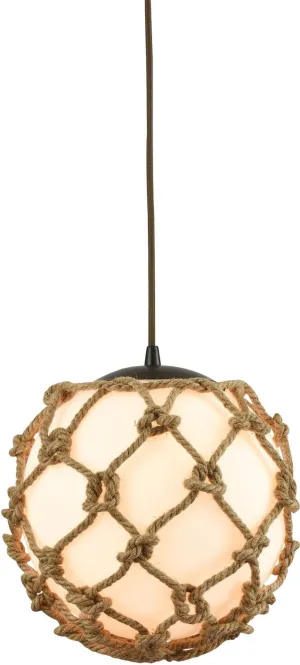 Coastal Inlet 1 Light Pendant In Oil Rubbed Bronze