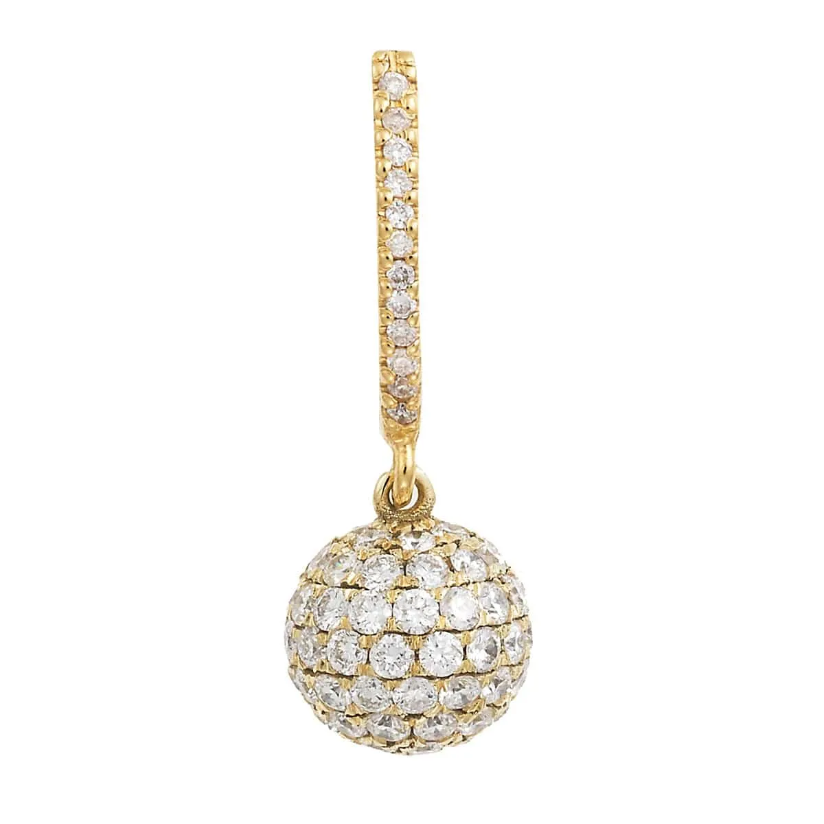 Diamond Ball Earrings