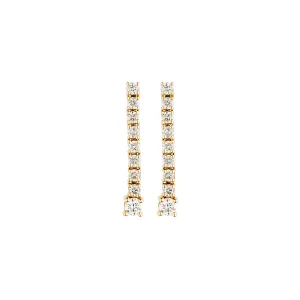 Diamond Tennis Earring