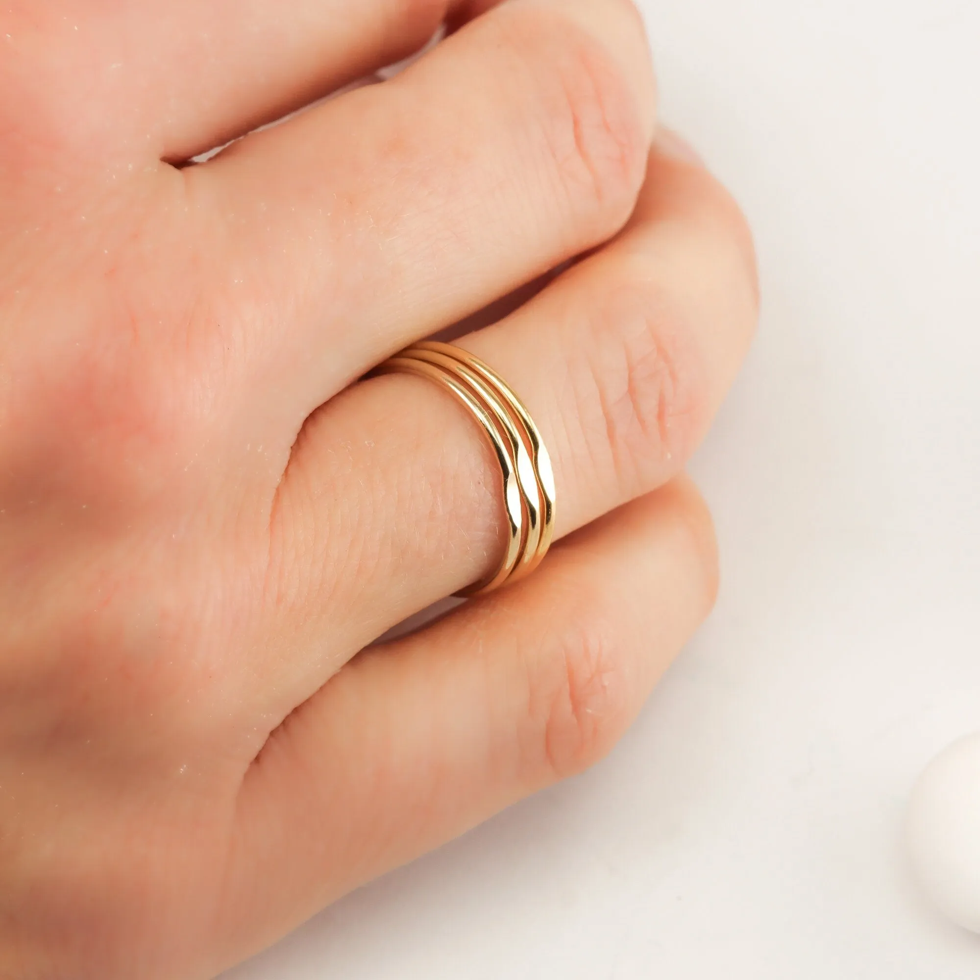 Dimple Stacking Rings