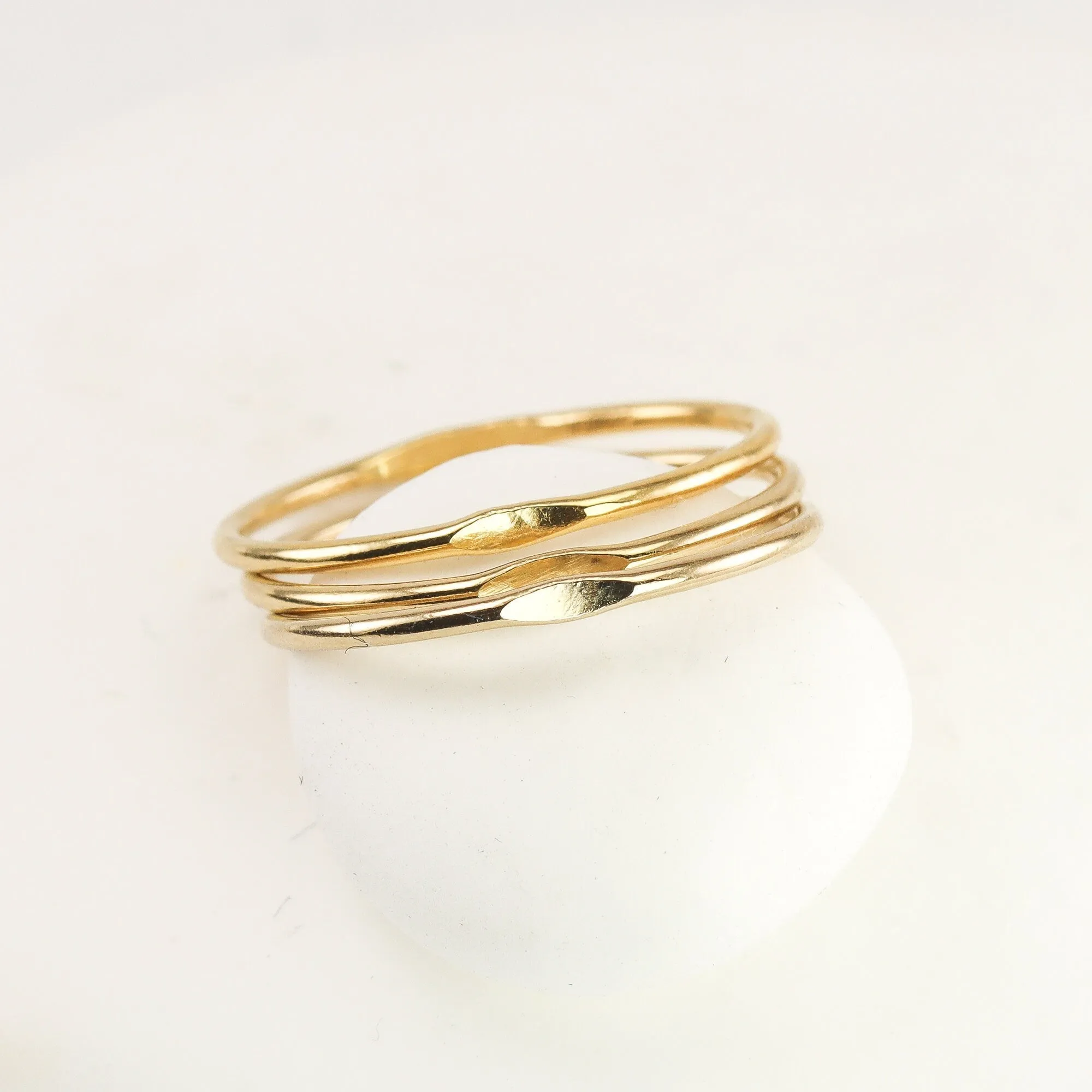 Dimple Stacking Rings