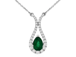 Emerald & Diamond Necklace