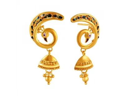 Gorgeous Peacock Motif Designer 22k Statement Jewellery For Women