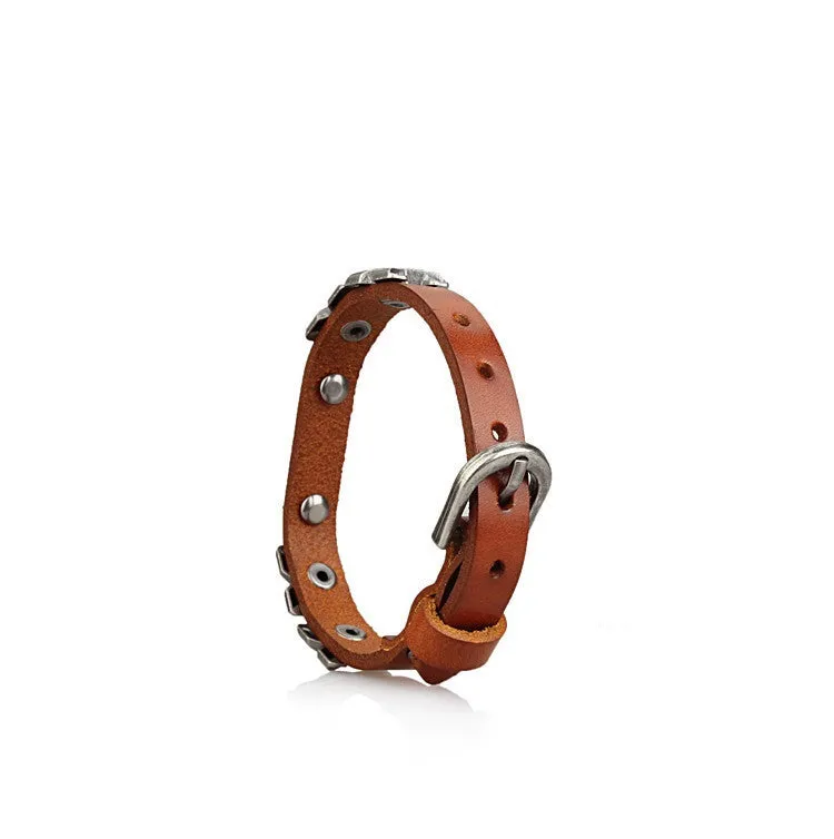 Hotsale Men bracelets for women pulseras Jewelry men Genuine Leather Bracelet Men Woman bracelets & bangles