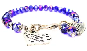 In Memory Of My Grandfather Splash Of Color Crystal Bracelet