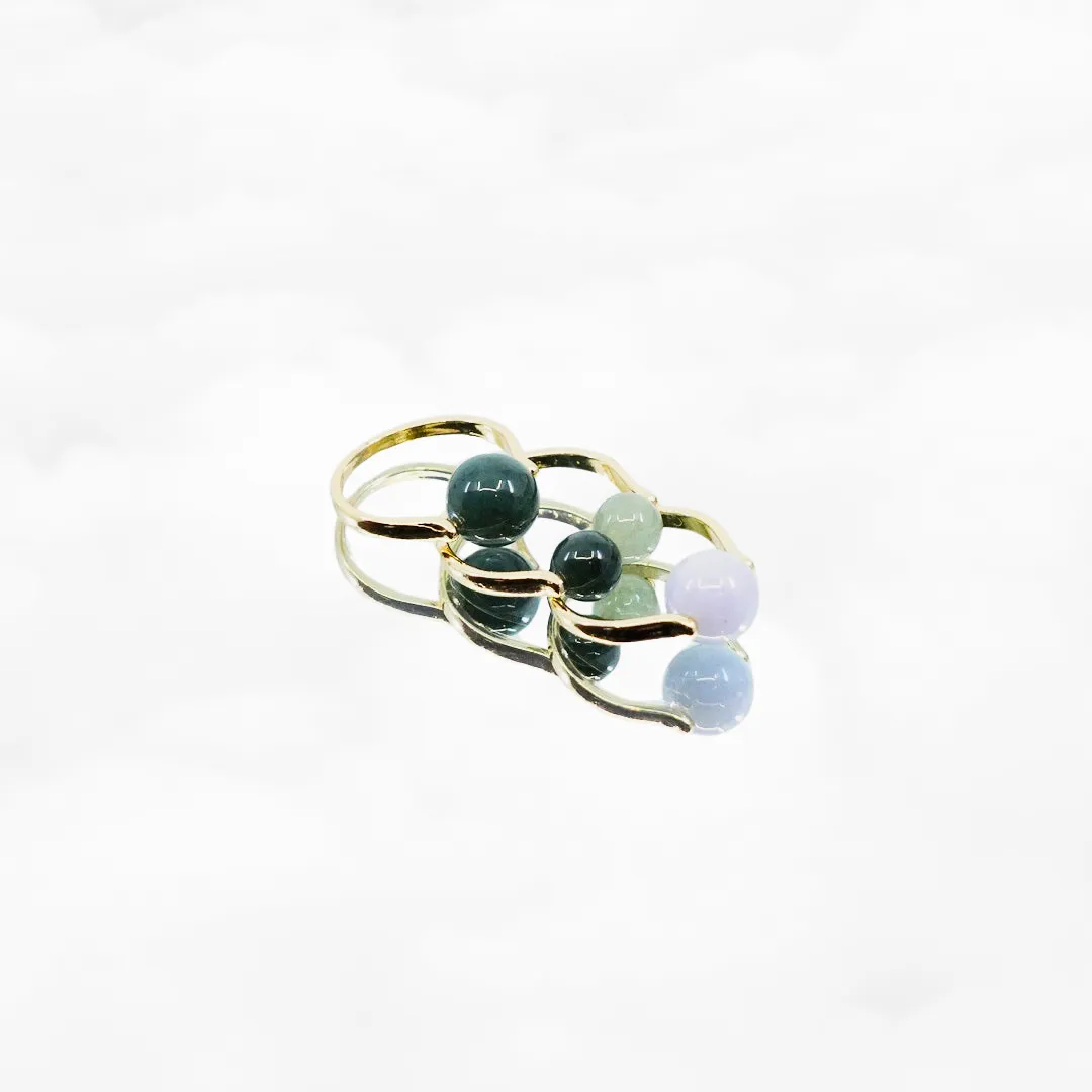 Jadeite Stack Rings