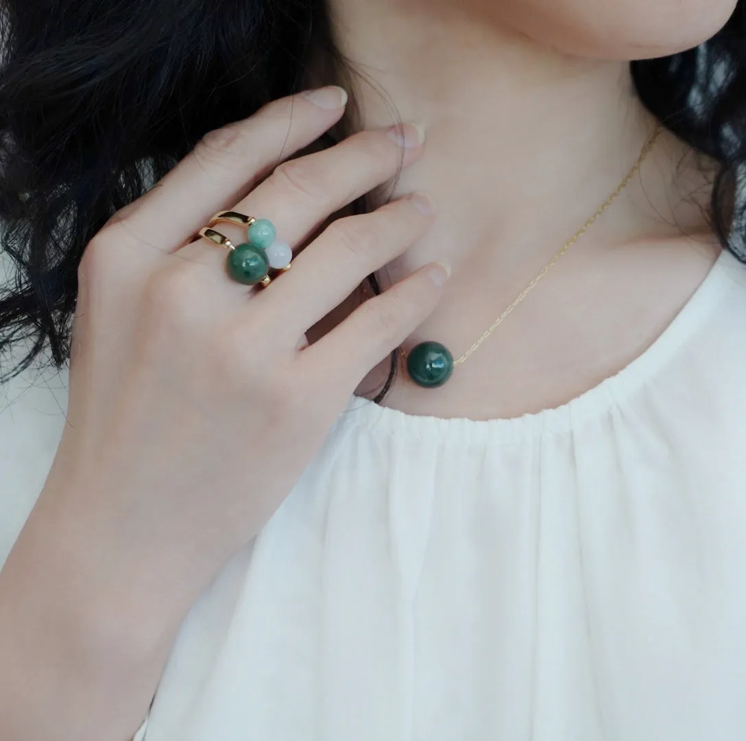 Jadeite Stack Rings