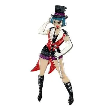 Lipstick & Chrome : Circus : Step Right Up Circus Brooch [PRE-ORDER]