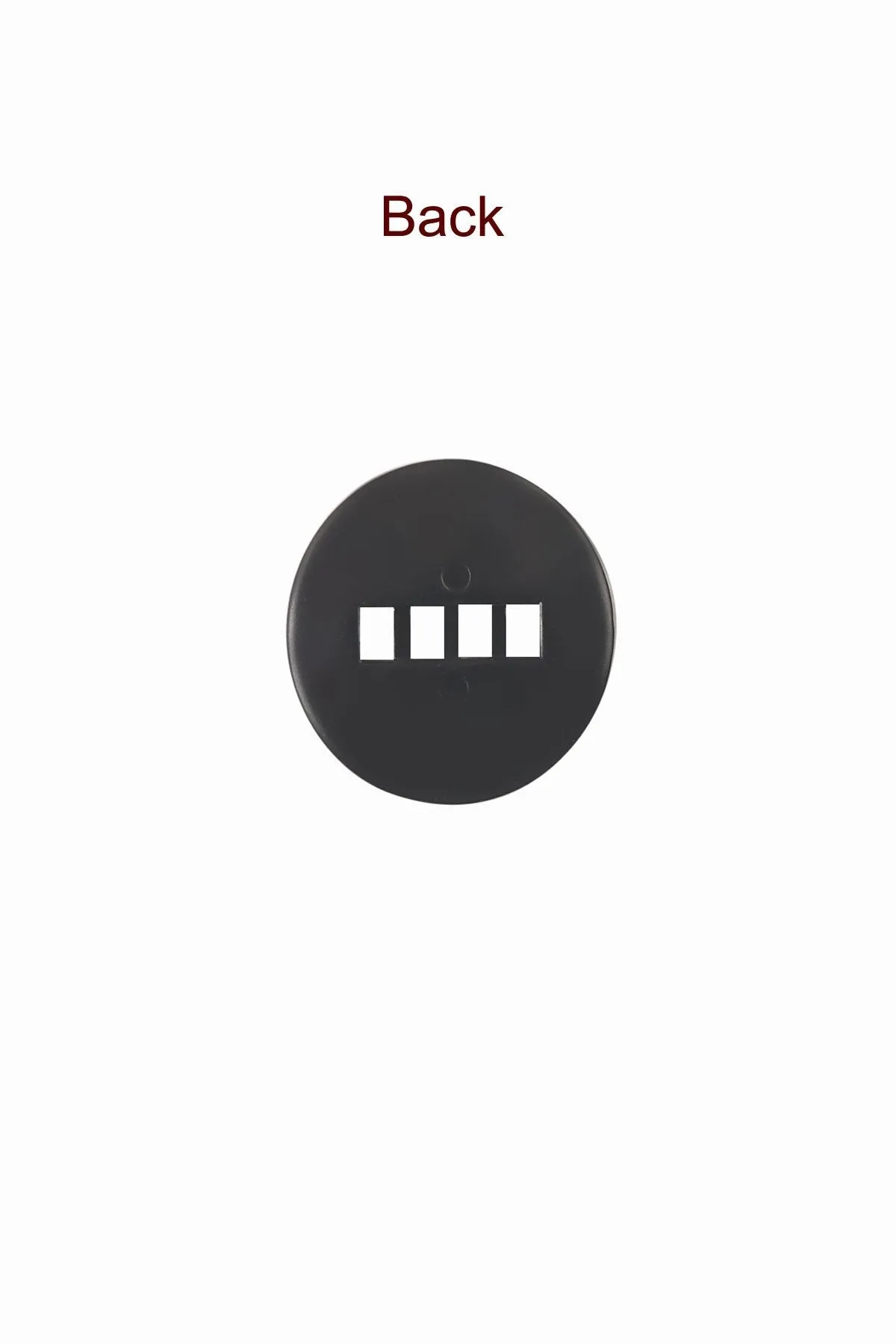 Round Shape 4-Hole Dual Colour ABS Button