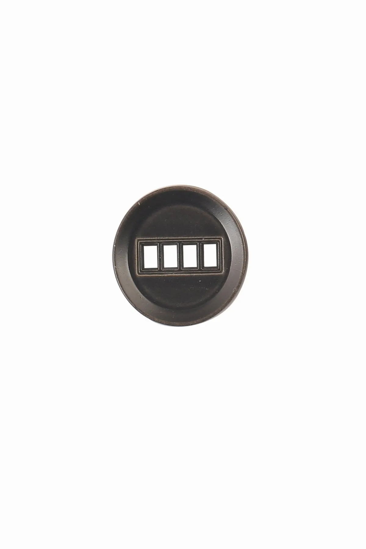 Round Shape 4-Hole Dual Colour ABS Button