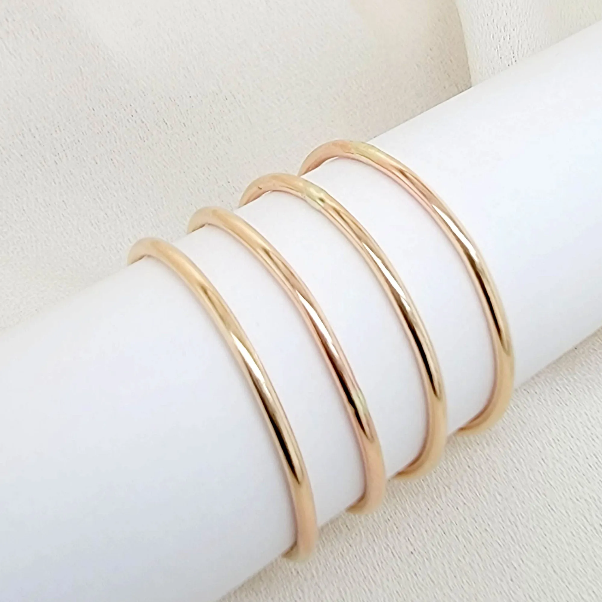 Sparkly shinny stacking rings - Stackable rings - Simple & Minimalist - CG475R. Starts at