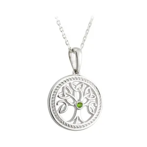 Sterling Silver Small Tree Of Life Pendant