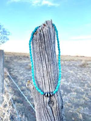 The Sagebrush Turquoise Choker Necklace