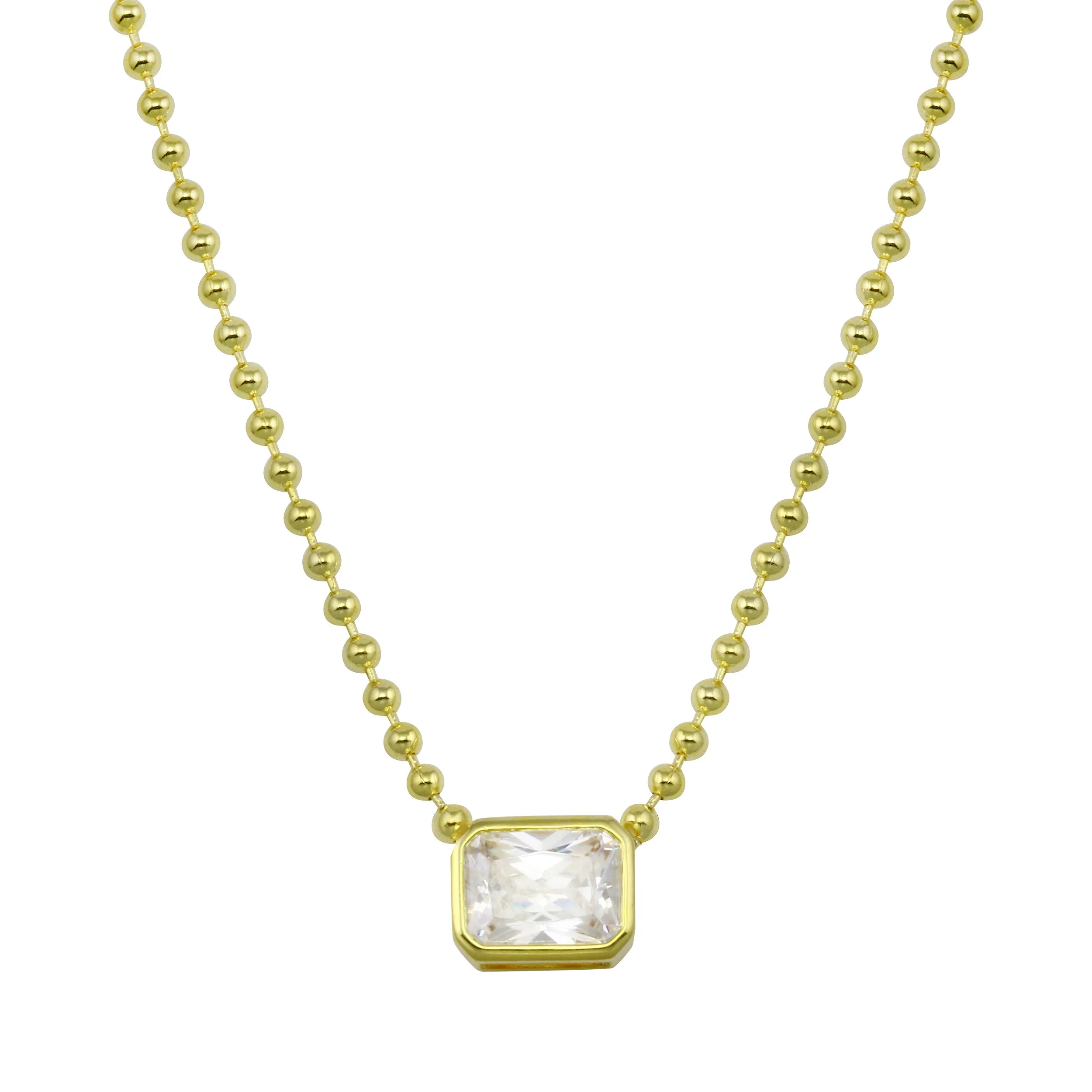 Toilet Bezel Shape Necklace