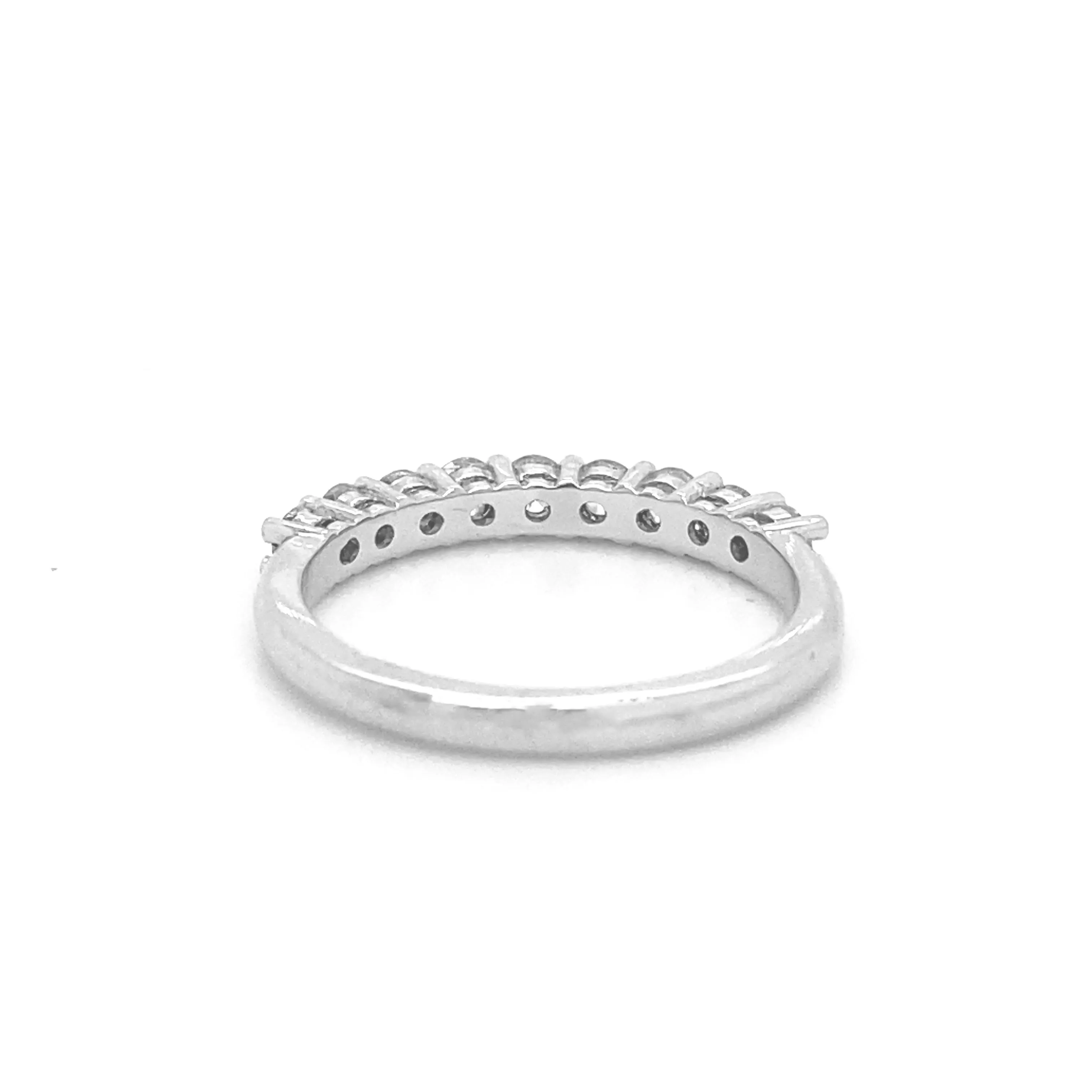 Wedding Ring Band White Gold R068