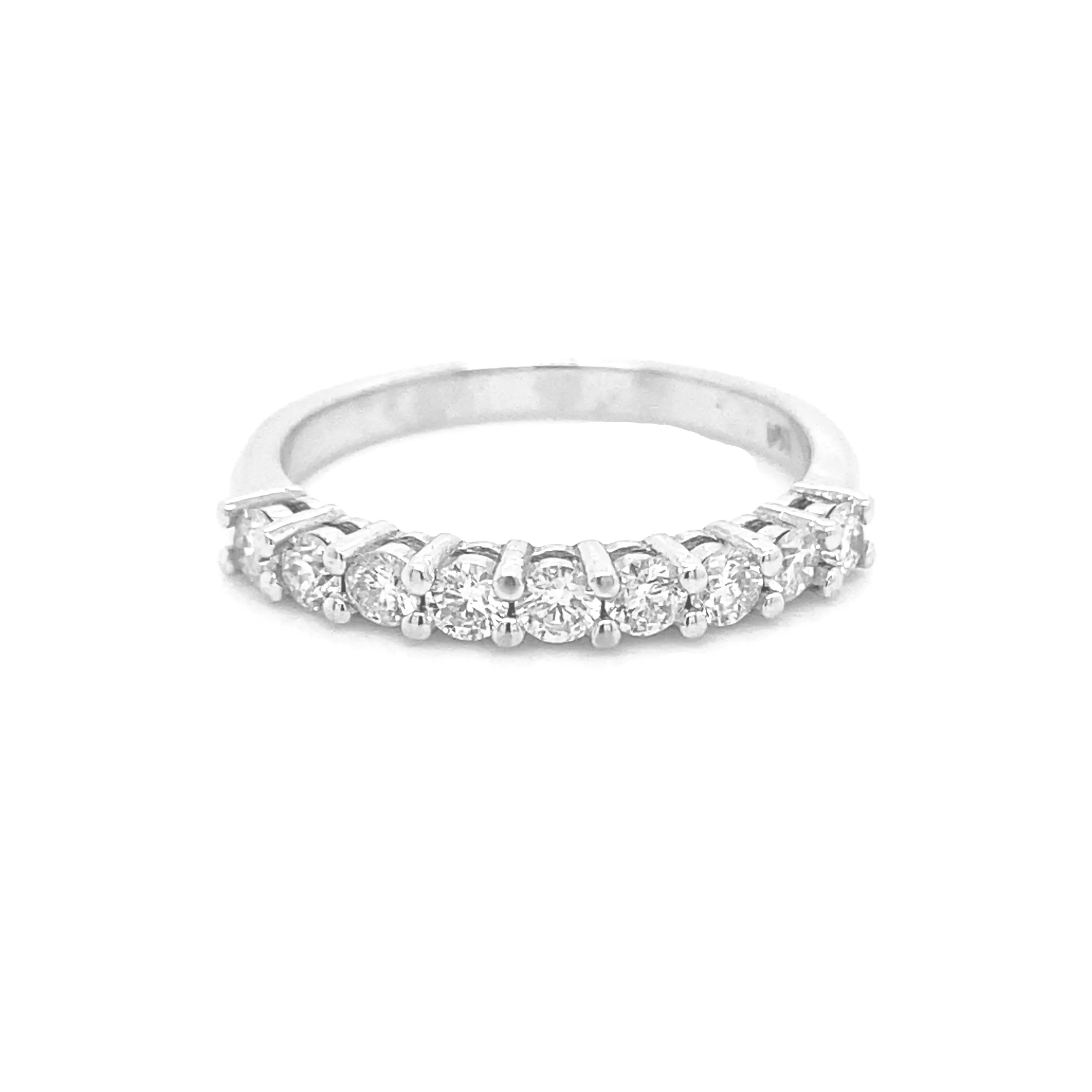 Wedding Ring Band White Gold R068