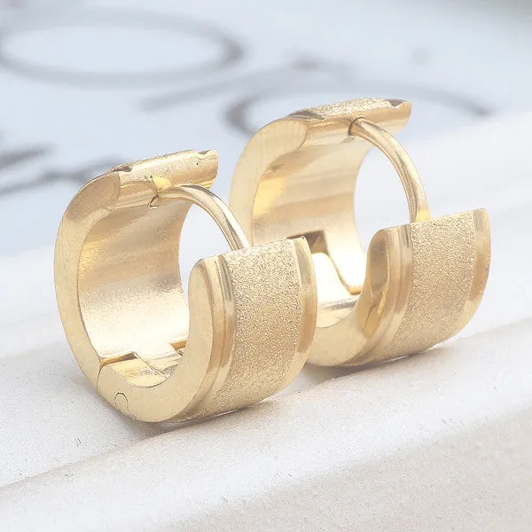 Women's earrings Gold Plated stainless steel fashion earrings for women